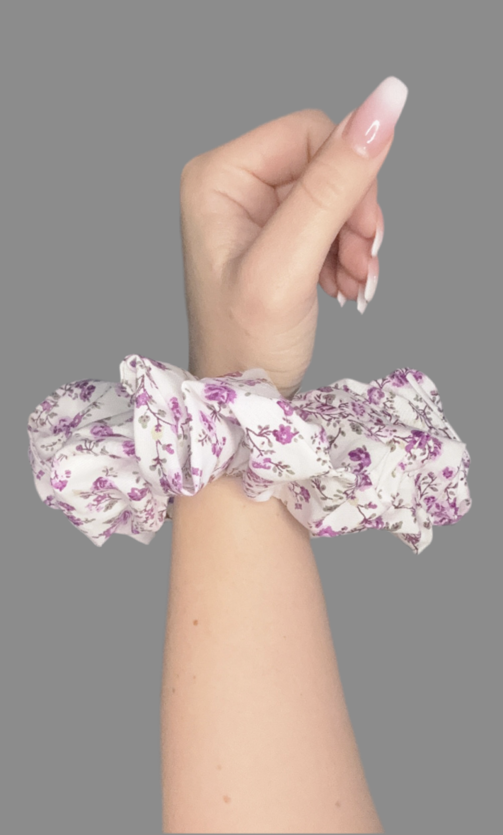 Lila Sommaräng Scrunchie XXL