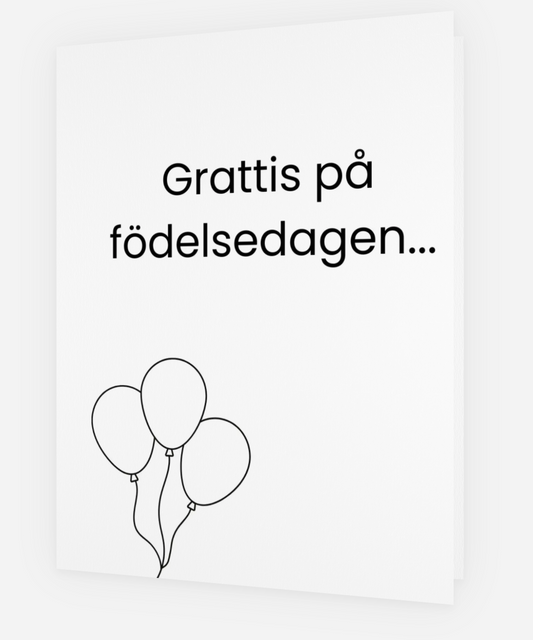 Grattis på födelsedagen